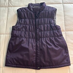 Northstyle Vest Women’s Purple Zip-up Two Side Pockets